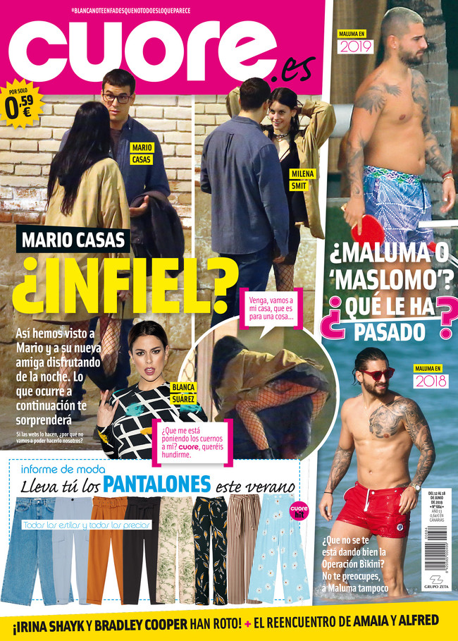 Mario Casas Mina Smit - Revista Cuore