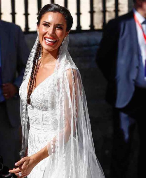 Pilar Rubio muestra su segundo look de novia