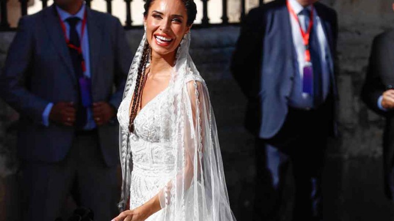 Pilar Rubio muestra su segundo look de novia