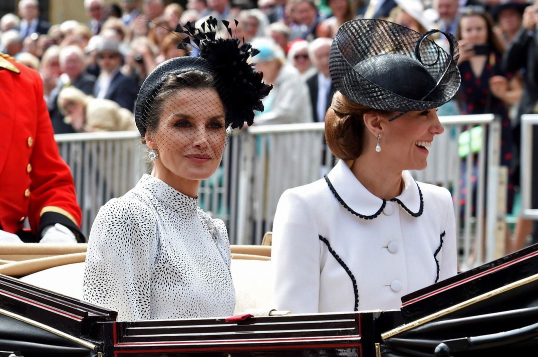 Reyes Felipe y Letizia con los duques de Cambridge © Casa S.M. El Rey