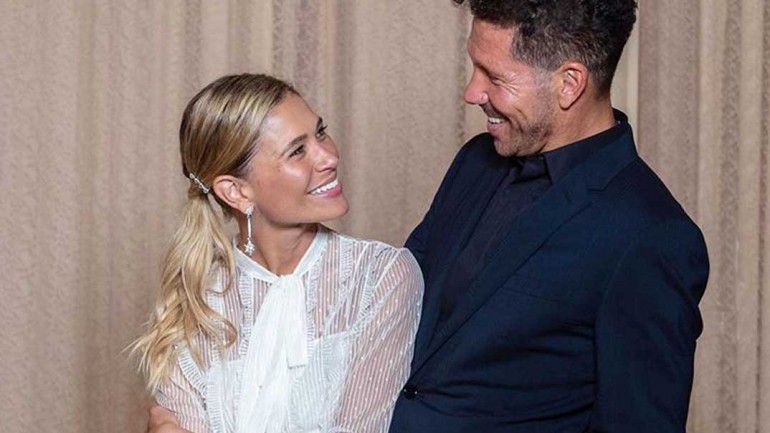 Diego Simeone y Carla Pereyra se casan en secreto