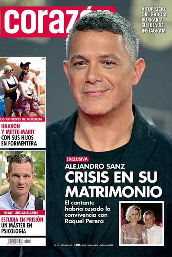 Alejandro Sanz - Revista Corazón