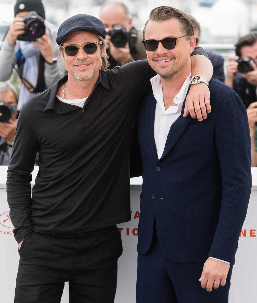 Brad Pitt y Leonardo DiCaprio - Festival de Cine de Cannes - 2019