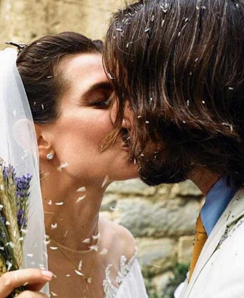 Así ha sido el vestido de novia de Carlota Casiraghi para su boda religiosa