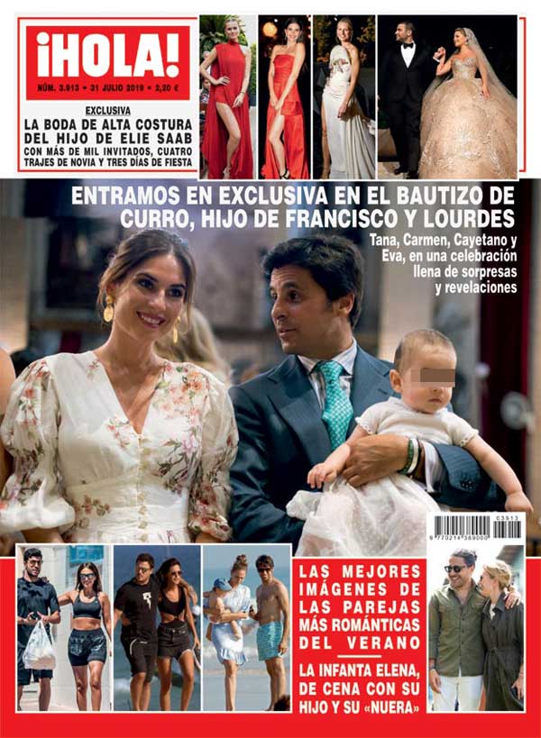 Francisco Rivera y Lourdes Montes bautizo Curro - Revista Hola