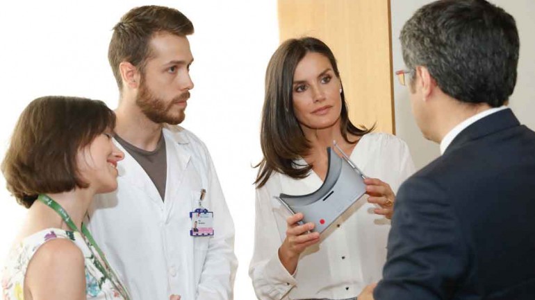 La reina Letizia, reunión de trabajo con la Asociación Española Contra el Cáncer