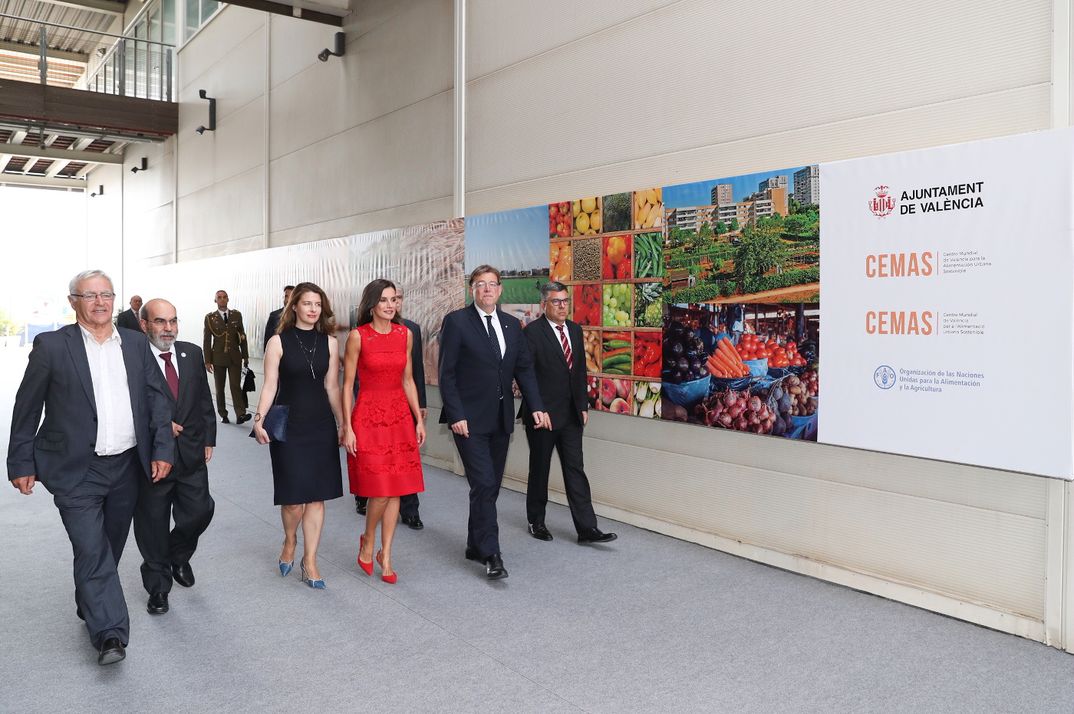 Reina Letizia - Acto de presentación del Centro Mundial de Valencia para la Alimentación Urbana Sostenible (CEMAS) © Casa S.M. El Rey