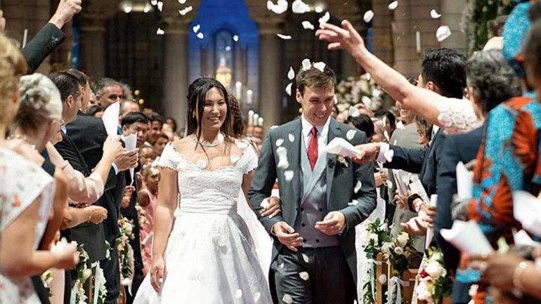Así fue la romántica boda de Louis Ducruet y Marie Chevallier