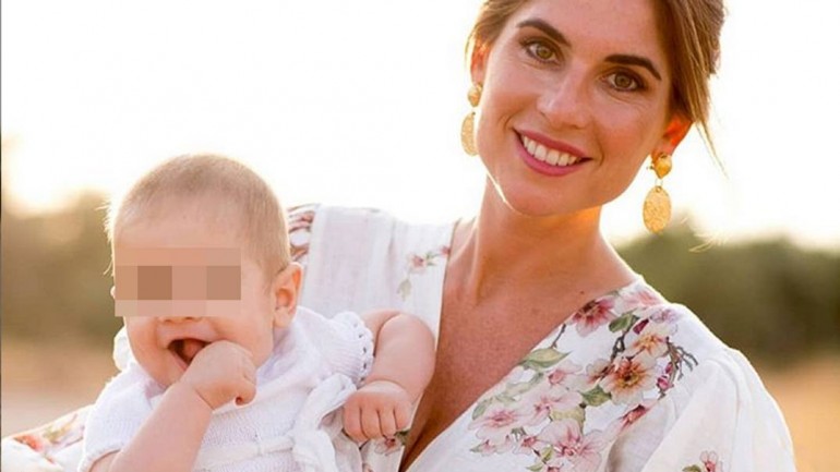 Así ha sido el fantástico look de Lourdes Montes en el bautizo de su hijo