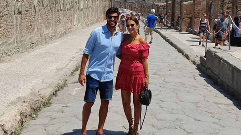 Las románticas vacaciones de Paula Echevarría y Miguel Torres en Italia