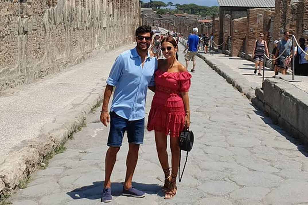 Las románticas vacaciones de Paula Echevarría y Miguel Torres en Italia