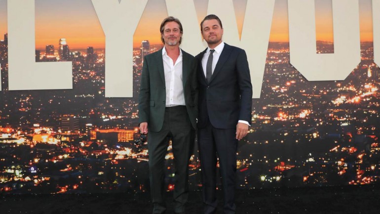 Brad Pitt y Leonardo DiCaprio… Duelo de galanes en la alfombra roja