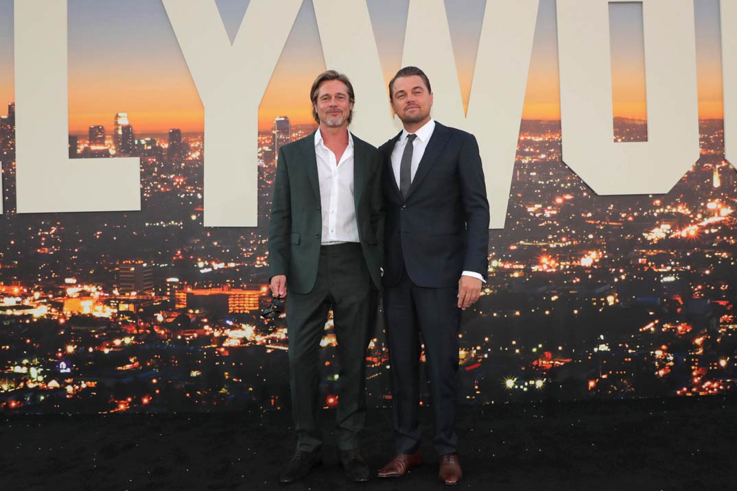 Brad Pitt y Leonardo DiCaprio… Duelo de galanes en la alfombra roja