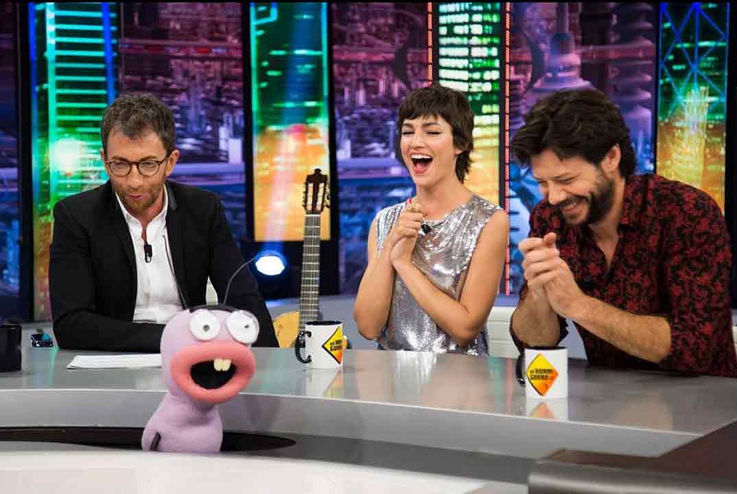 Úrsula Corberó y Álvaro Morte en El Hormiguero 3.0 © Redes Sociales