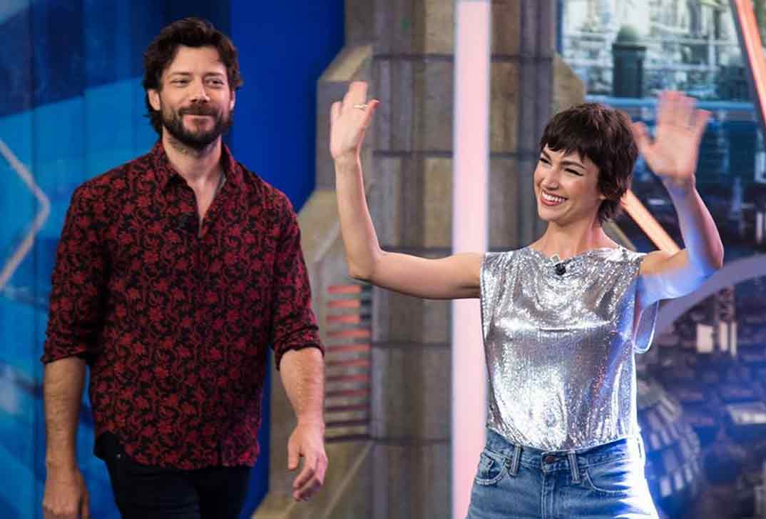 Úrsula Corberó y Álvaro Morte en El Hormiguero 3.0 © Redes Sociales