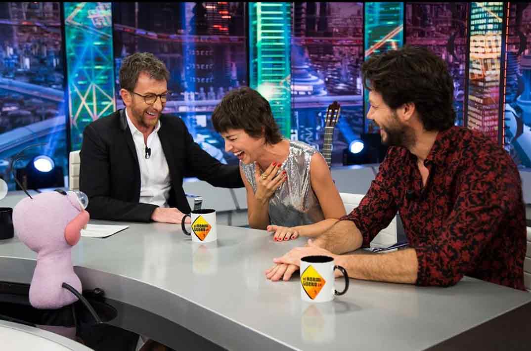 Úrsula Corberó y Álvaro Morte en El Hormiguero 3.0 © Redes Sociales