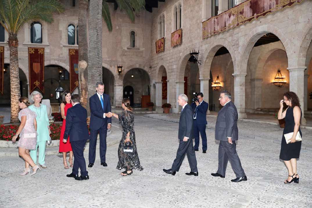 Reyes Felipe y Letizia - Recepción autoridades Illes Balears - Casa S.M. El Rey