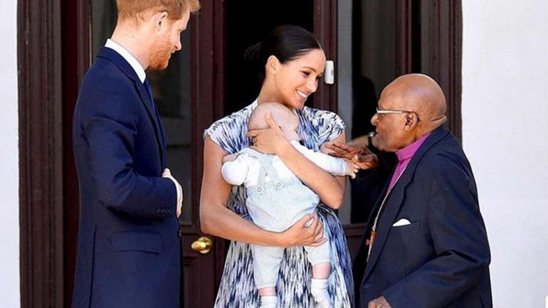 El pequeño Archie, el gran protagonista de la visita oficial de sus padres a Sudáfrica
