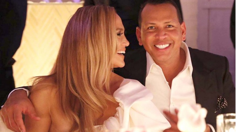 Así  ha sido la gran fiesta de compromiso de Jennifer López y Alex Rodríguez