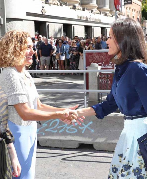 La reina Letizia retoma su agenda en solitario