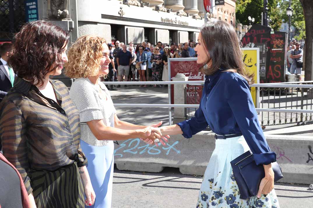 La reina Letizia retoma su agenda en solitario