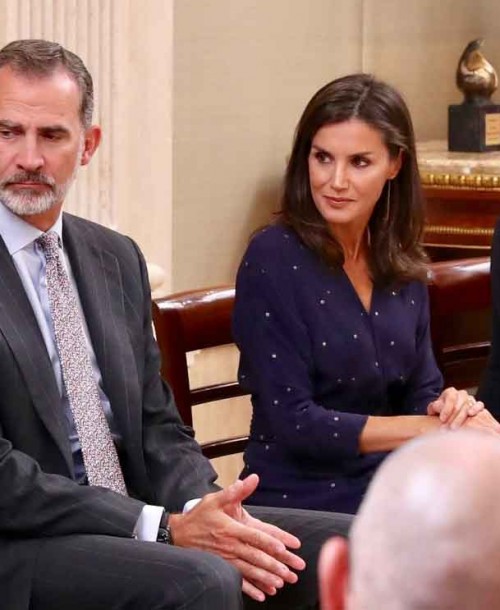 La reina Letizia estrena vestido para su vuelta al trabajo