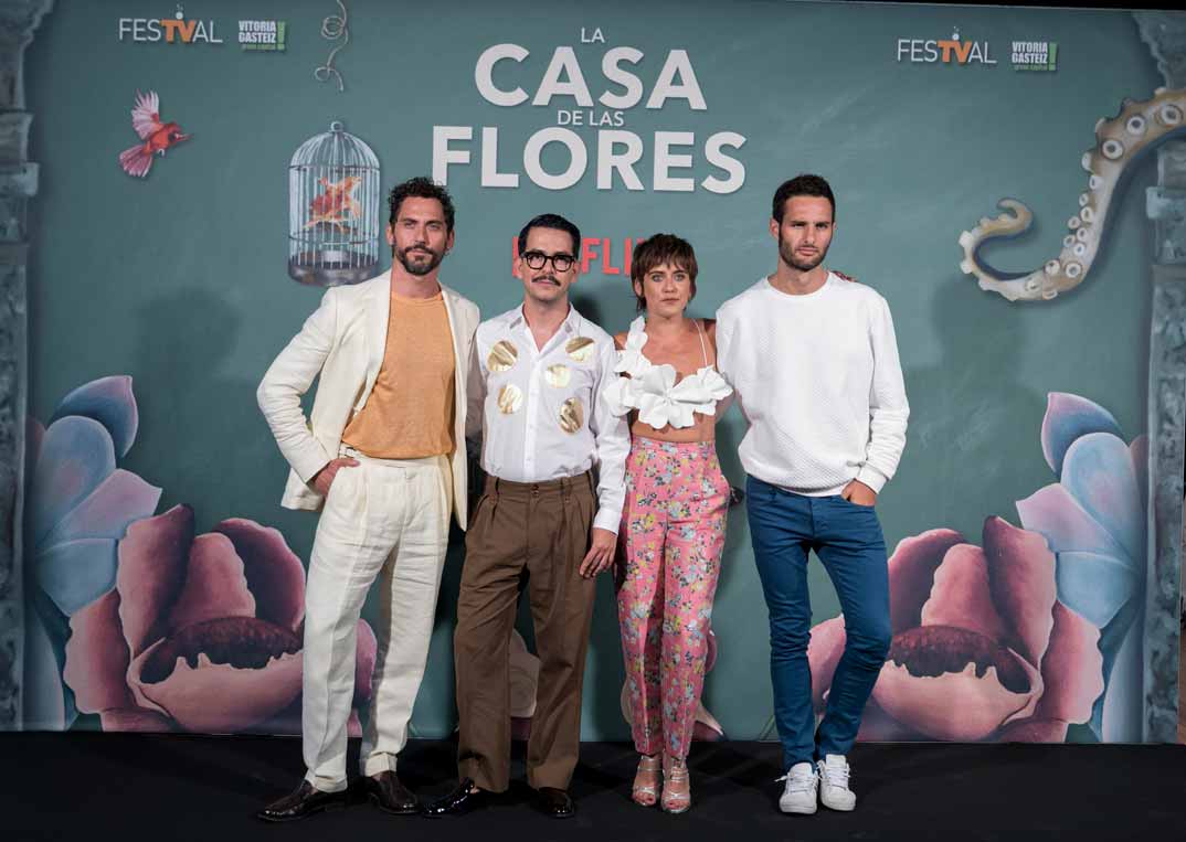 Paco León, Eduardo Rosa, María León y Manolo Caro - La casa de las flores © FesTVal Vitoria 2019