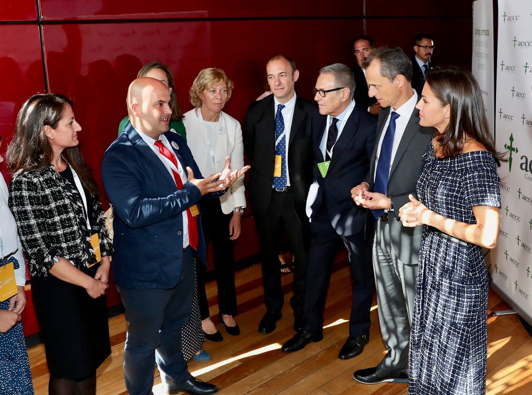 Reina Letizia - Acto organizado por la AECC con motivo del “Día Mundial de la Investigación en Cáncer” © Casa S.M. El Rey