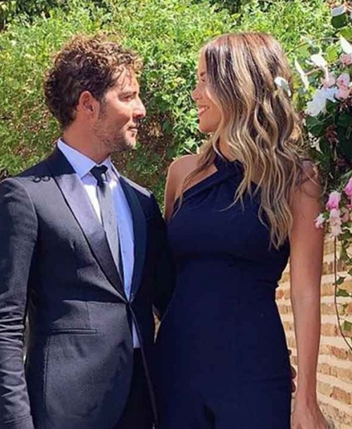 David Bisbal y Rosanna Zanetti, la pareja con más estilo en la boda de Melendi