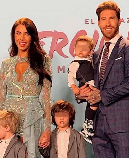 Sergio Ramos presume de familia en el estreno de su documental