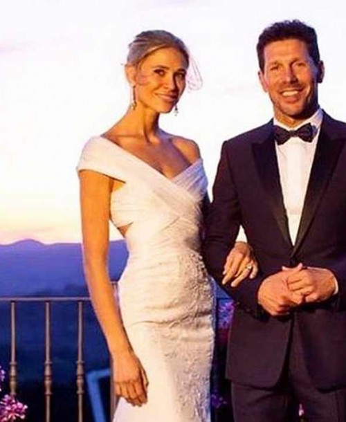 Carla Pereyra y Diego Simeone se casan de nuevo en la Toscana