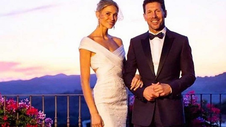 Carla Pereyra y Diego Simeone se casan de nuevo en la Toscana