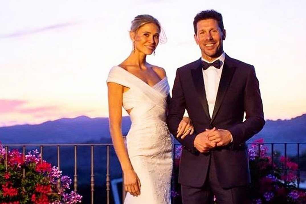 Carla Pereyra y Diego Simeone se casan de nuevo en la Toscana