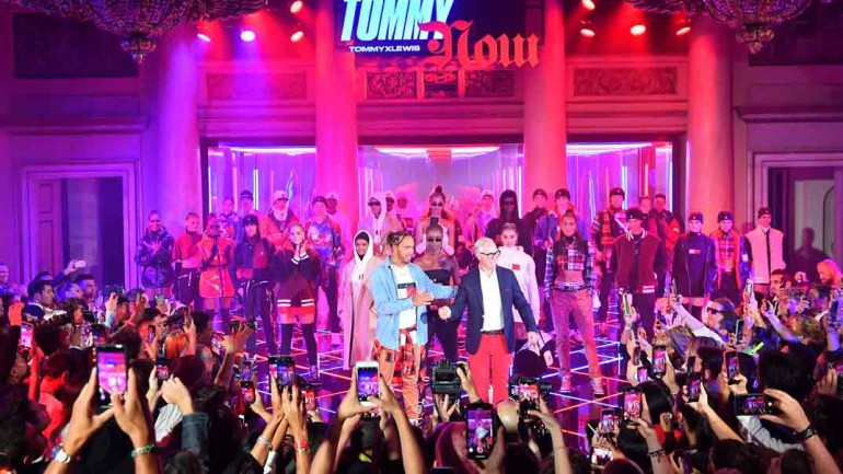 Juan Betancourt en el lanzamiento de TommyXLewis FW19 en Milán