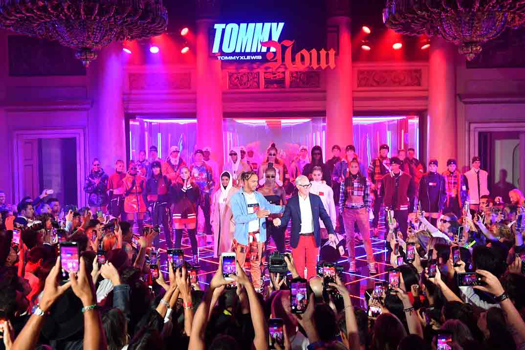 Juan Betancourt en el lanzamiento de TommyXLewis FW19 en Milán