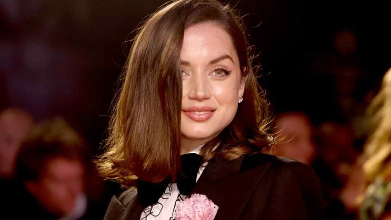 Ana de Armas conquista Londres con un traje chic