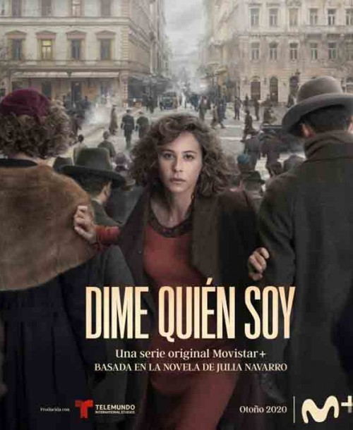 ‘Dime quién soy’, póster oficial de la serie protagonizada por Irene Escolar, basada en el libro de Julia Navarro