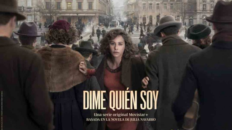 ‘Dime quién soy’, póster oficial de la serie protagonizada por Irene Escolar, basada en el libro de Julia Navarro