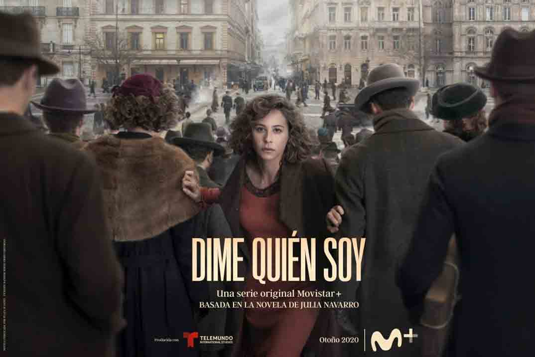 ‘Dime quién soy’, póster oficial de la serie protagonizada por Irene Escolar, basada en el libro de Julia Navarro