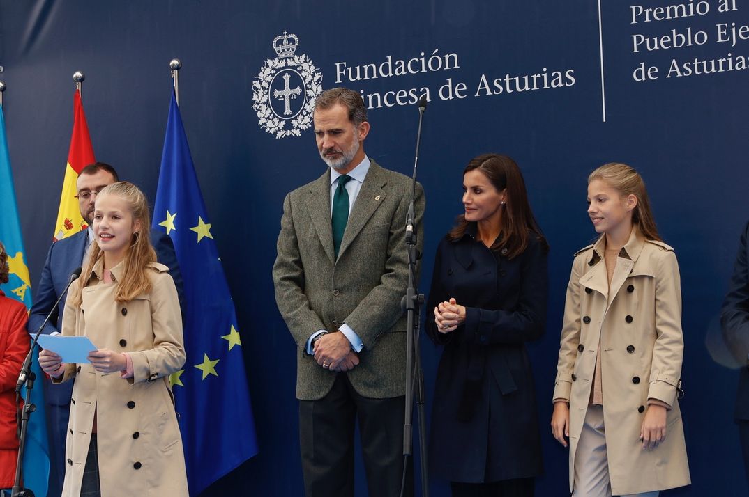 Familia Real - Entrega de la XXX edición del Premio al Pueblo Ejemplar de Asturias © Casa S.M. El Rey