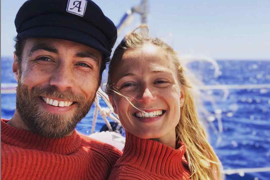 James Middleton y Alizee Thevenet © Redes Sociales