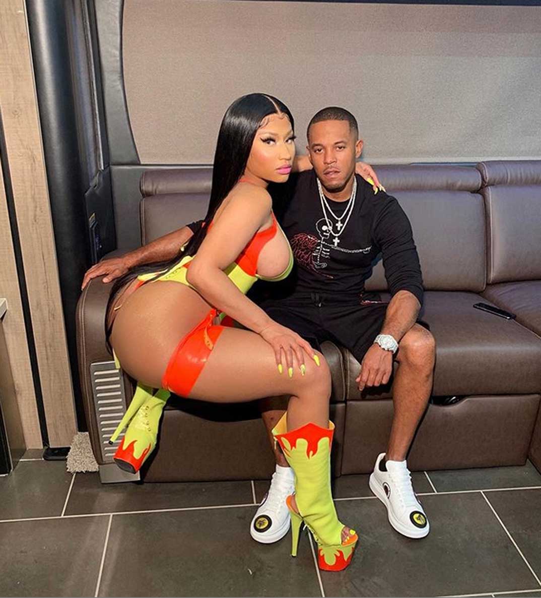 Nicki Minaj y Kenneth Petty © Instagram