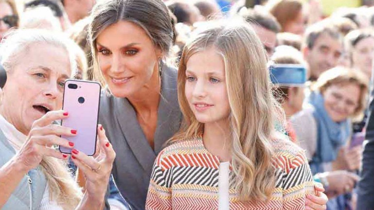 La princesa Leonor enamorada de un compañero de colegio, según la prensa argentina