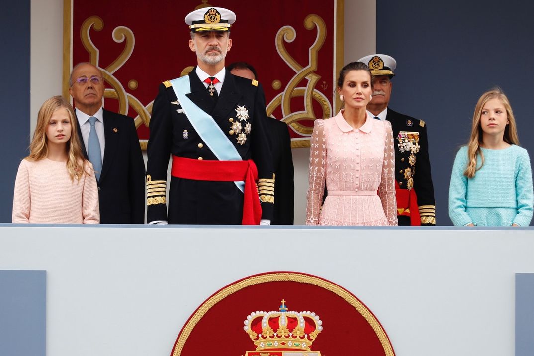 Reyes Felipe y Letizia - Día de la Fiesta Nacional © Casa S.M. El Rey