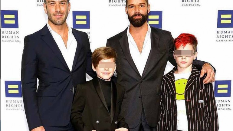 Ricky Martin presenta a su cuarto hijo