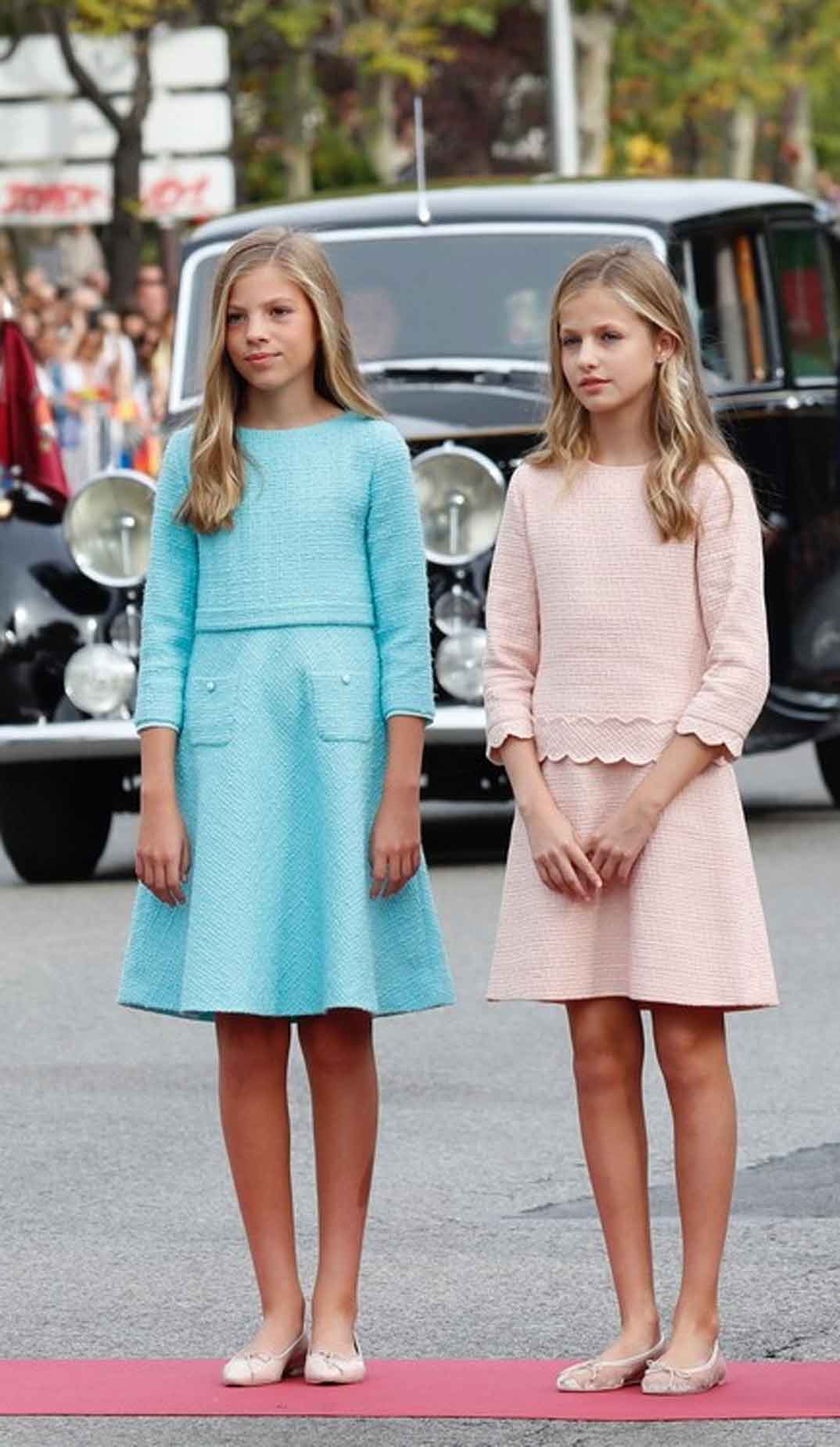 Princesa Leonor y la infanta Sofía - Día de la Fiesta Nacional © Casa S.M. El Rey