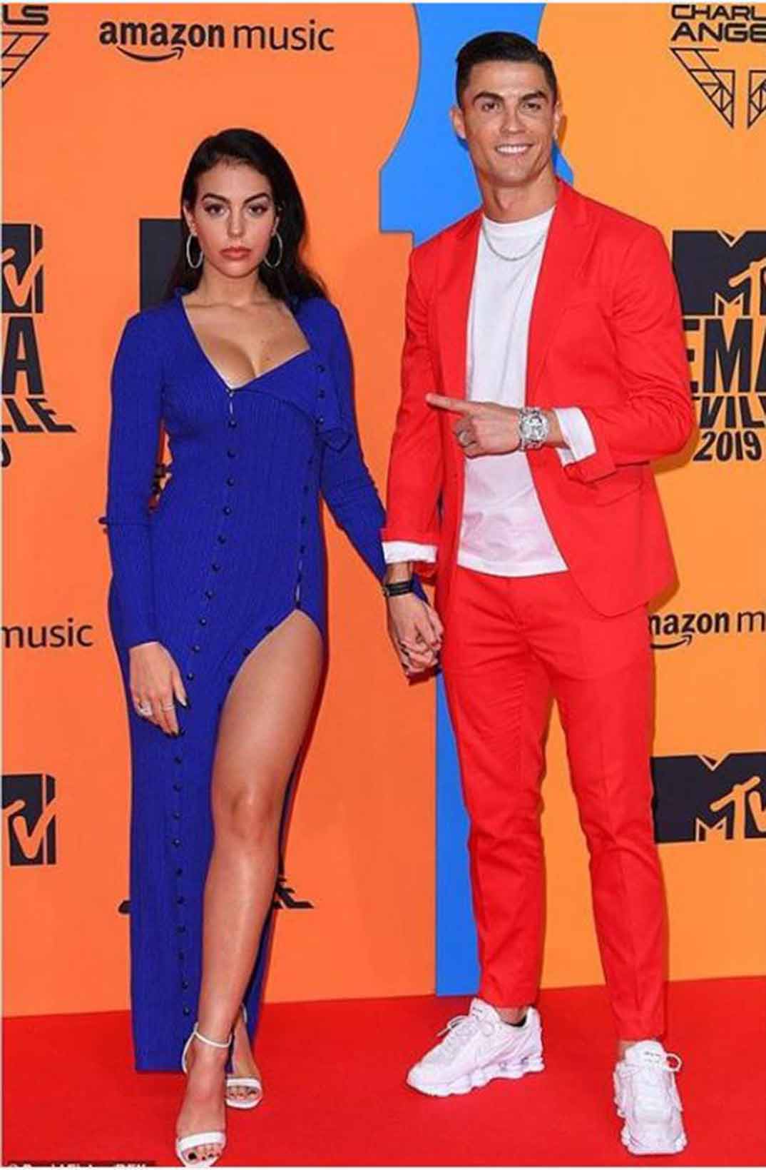 Cristiano Ronaldo y Georgina Rodríguez conquistan la alfombra roja de ...