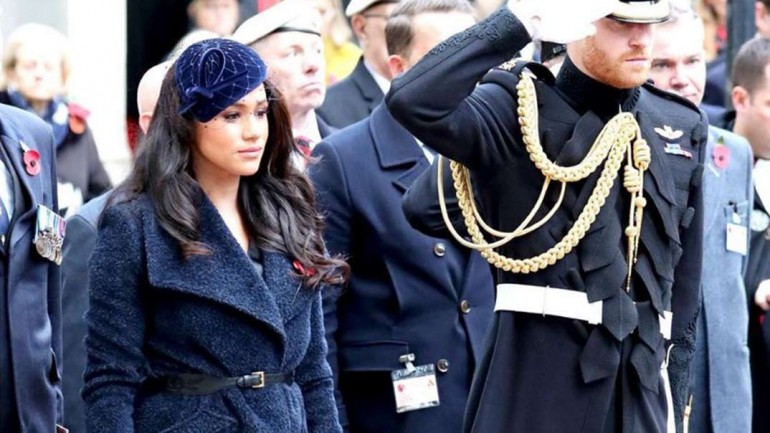 Meghan Markle conquista con su estilismo el Día de la Amapola