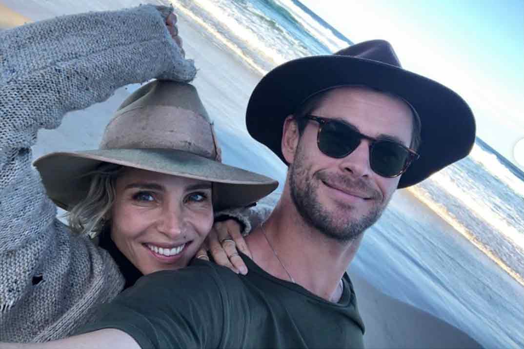 Los planes en familia de Chris Hemsworth y Elsa Pataky para los días de lluvia