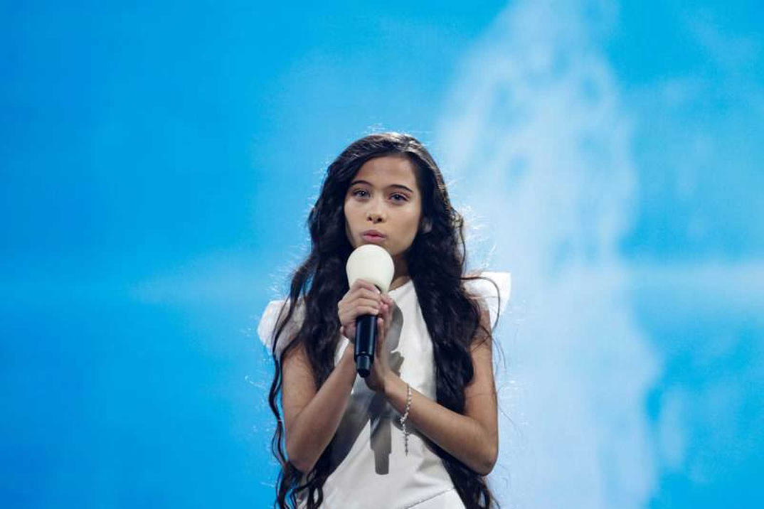 Melani triunfa con la tercera posición en Eurovisión Junior 2019